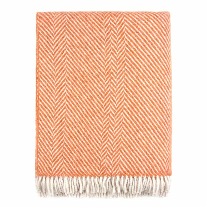 Top 10 π Keats Heavyweight Shetland Wool Chevron Blanket - Tangerine By Paul James Knitwear π 3 Top 10 π Keats Heavyweight Shetland Wool Chevron Blanket - Tangerine By Paul James Knitwear π