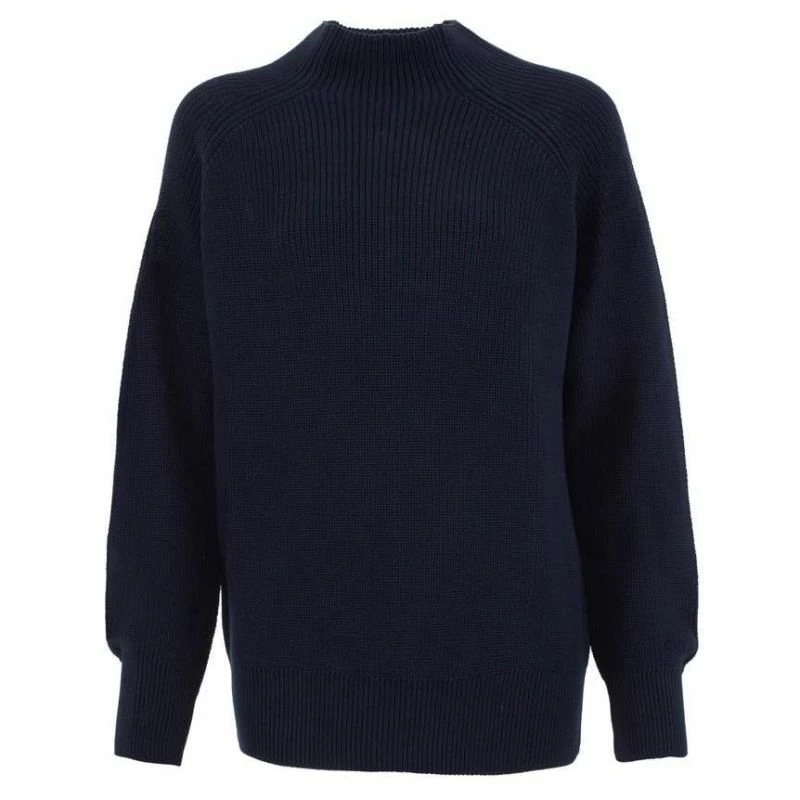 Wholesale βοΈ Womens Pure Cotton High Neck Raglan Jumper Navy By Paul James Knitwear π― 3 Wholesale βοΈ Womens Pure Cotton High Neck Raglan Jumper Navy By Paul James Knitwear π―