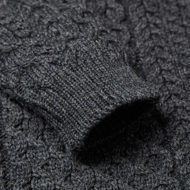 Best reviews of π Mens Fisherman's British Wool Cable Johnston Jumper - Charcoal By Paul James Knitwear π 6 Best reviews of π Mens Fisherman's British Wool Cable Johnston Jumper - Charcoal By Paul James Knitwear π - Image 4