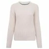 Coupon ✔️ Womens 100% Cotton Heavyweight Fisherman Rib Jumper - Ecru By Paul James Knitwear 🔥