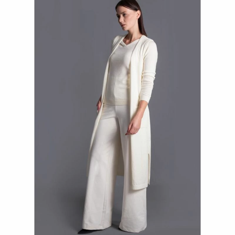 Brand new β Womens Pure Extra Fine Merino Wool Sleeveless Longline Cardigan Ecru By Paul James Knitwear π 4 Brand new β Womens Pure Extra Fine Merino Wool Sleeveless Longline Cardigan Ecru By Paul James Knitwear π - Image 2