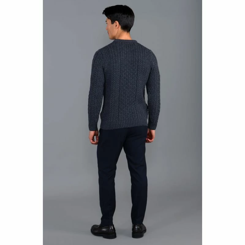 Best reviews of π Mens Fisherman's British Wool Cable Johnston Jumper - Charcoal By Paul James Knitwear π 8 Best reviews of π Mens Fisherman's British Wool Cable Johnston Jumper - Charcoal By Paul James Knitwear π - Image 6