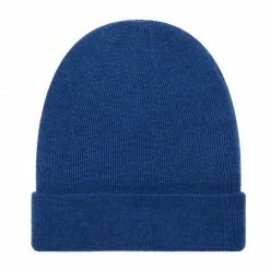 Flash Sale 🛒 Lightweight 100% Extra Fine Merino Fisherman Beanie Indigo By Paul James Knitwear ✨