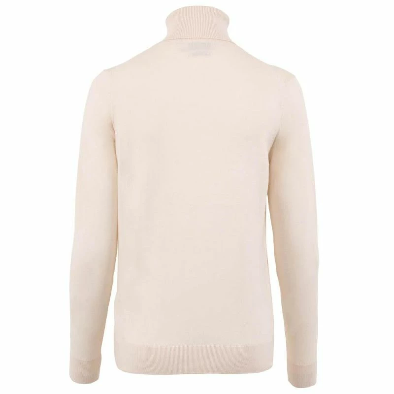 Wholesale π Womens Ultra-Fine Cotton Roll Neck Long Sleeve Terri Jumper - Ecru By Paul James Knitwear 𧨠6 Wholesale π Womens Ultra-Fine Cotton Roll Neck Long Sleeve Terri Jumper - Ecru By Paul James Knitwear 𧨠- Image 4