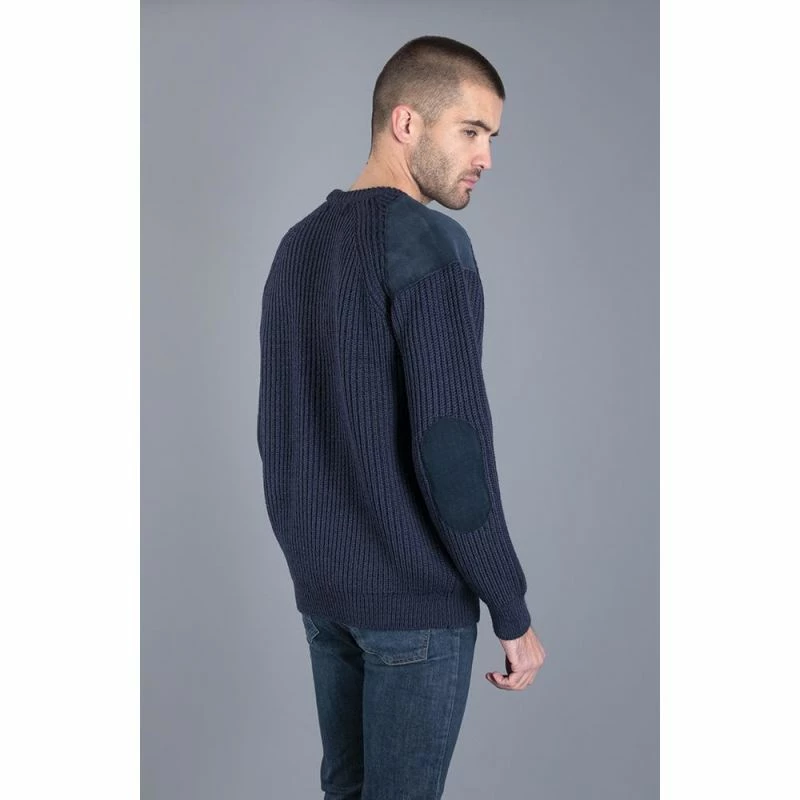 Best deal π₯ Mens Chunky British Wool Ribbed Shooting Jumper - Navy By Paul James Knitwear 𧨠5 Best deal π₯ Mens Chunky British Wool Ribbed Shooting Jumper - Navy By Paul James Knitwear 𧨠- Image 3