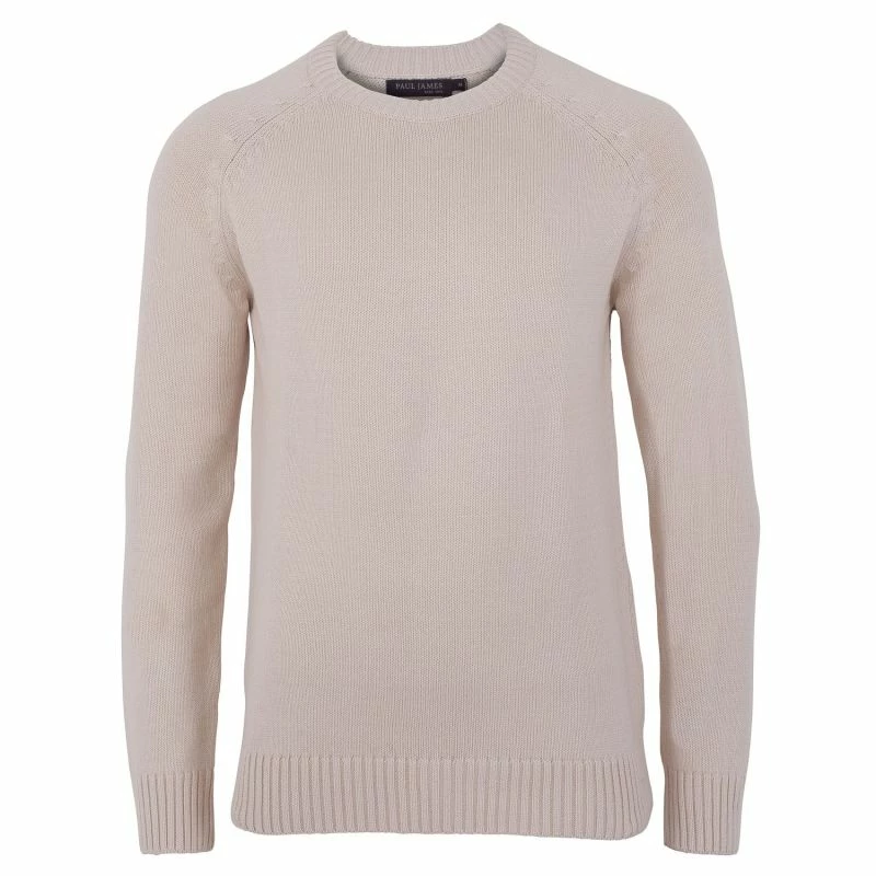 Cheap π₯ Mens 100% Cotton Midweight Raglan Crew Neck Jumper - Ecru By Paul James Knitwear βοΈ 3 Cheap π₯ Mens 100% Cotton Midweight Raglan Crew Neck Jumper - Ecru By Paul James Knitwear βοΈ