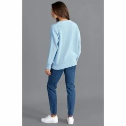 Best Sale π Womens 100% Cotton Ribbed Crew Neck Tiffany Jumper - Baby Blue By Paul James Knitwear π 9 Best Sale π Womens 100% Cotton Ribbed Crew Neck Tiffany Jumper - Baby Blue By Paul James Knitwear π -us-Paul James Knitwear Sales 2022 pthabjpha2itcroxycby