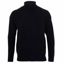 Cheapest ⭐ Mens Merino Cashmere Submariner Roll Neck Alessandro Jumper - Submarine By Paul James Knitwear ⭐