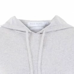 Coupon 🎉 Womens Pure Cotton Hooded Long Sleeve Jumper Silver Grey By Paul James Knitwear 🔥 -us-Paul James Knitwear Sales 2022 r8jeitsb3zyy8tym80m6