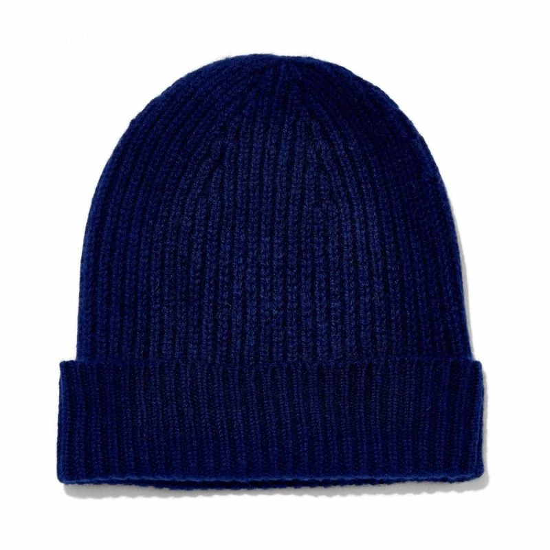 Buy β€οΈ 100% Cashmere Ribbed Beanie Hat - Navy By Paul James Knitwear π 3 Buy β€οΈ 100% Cashmere Ribbed Beanie Hat - Navy By Paul James Knitwear π