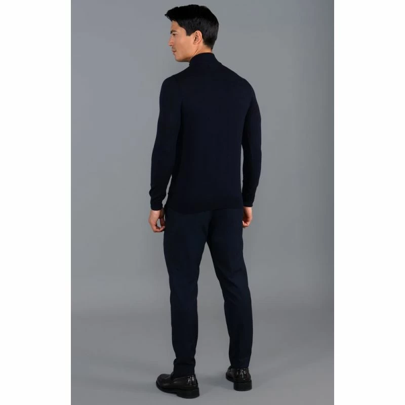 Coupon π€© Mens Extra Fine Merino Wool Quarter Zip Jumper - Navy By Paul James Knitwear 𧨠6 Coupon π€© Mens Extra Fine Merino Wool Quarter Zip Jumper - Navy By Paul James Knitwear 𧨠- Image 4