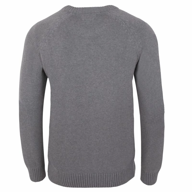Promo π€© Mens 100% Cotton Midweight Raglan Crew Neck Jumper Ash - Grey By Paul James Knitwear π₯ 6 Promo π€© Mens 100% Cotton Midweight Raglan Crew Neck Jumper Ash - Grey By Paul James Knitwear π₯ - Image 4