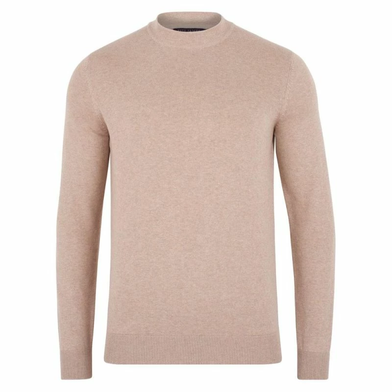 Wholesale π Mens 100% Cotton Narrow Mock Turtleneck Jumper Sand By Paul James Knitwear β¨ 3 Wholesale π Mens 100% Cotton Narrow Mock Turtleneck Jumper Sand By Paul James Knitwear β¨
