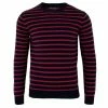 Best Pirce ✔️ Mens 100% Cotton All Over Stripe Breton Tyrell Jumper - Merlot By Paul James Knitwear ⌛ -us-Paul James Knitwear Sales 2022 slusxbrrk7pu9b8hrelq
