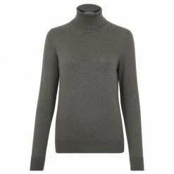 Wholesale ❤️ Womens Ultra-Fine Cotton Roll Neck Long Sleeve Terri Jumper - Khaki By Paul James Knitwear 👍