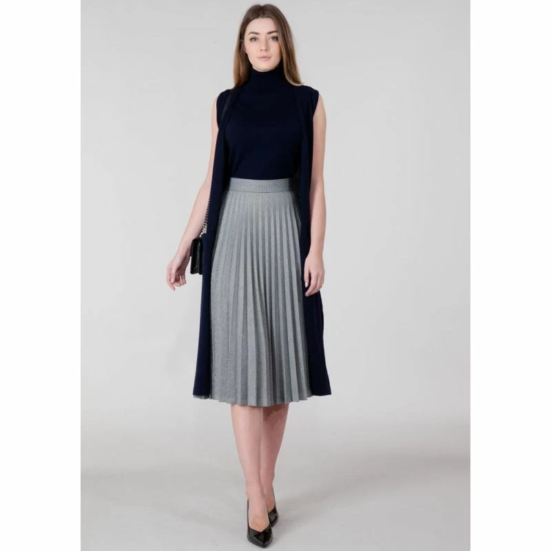 Outlet π₯° Womens Pure Extra Fine Merino Wool Sleeveless Longline Cardigan Navy By Paul James Knitwear β 4 Outlet π₯° Womens Pure Extra Fine Merino Wool Sleeveless Longline Cardigan Navy By Paul James Knitwear β - Image 2