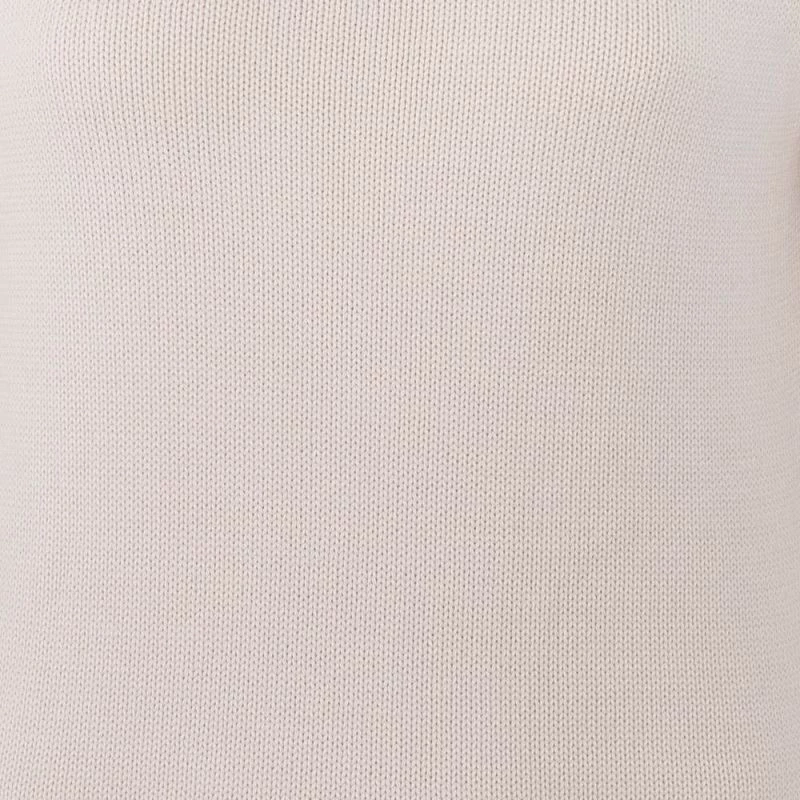 Budget π Womens Pure Cotton Lightweight Submariner Roll Neck Jumper - Ecru By Paul James Knitwear π 4 Budget π Womens Pure Cotton Lightweight Submariner Roll Neck Jumper - Ecru By Paul James Knitwear π - Image 2