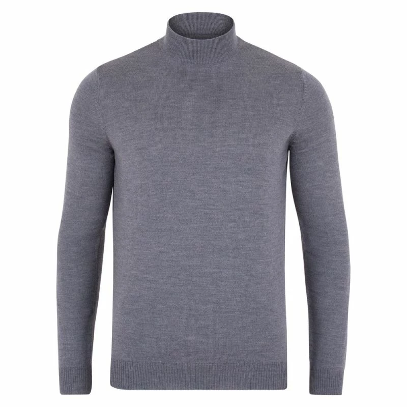 Best Pirce π₯° Mens Extra Fine Merino Wool Mock Turtleneck Shaw Jumper - Mid Grey By Paul James Knitwear β 3 Best Pirce π₯° Mens Extra Fine Merino Wool Mock Turtleneck Shaw Jumper - Mid Grey By Paul James Knitwear β