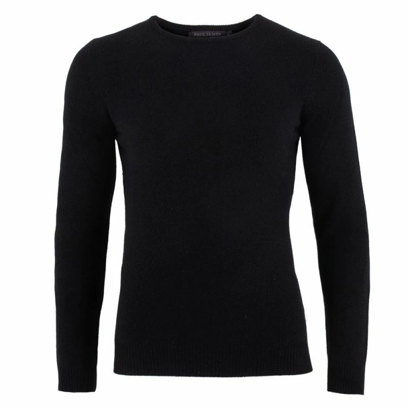 Wholesale π Mens 100% Cashmere Crew Neck Rohan Jumper - Black By Paul James Knitwear π 3 Wholesale π Mens 100% Cashmere Crew Neck Rohan Jumper - Black By Paul James Knitwear π
