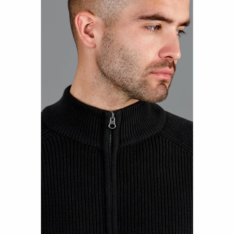 Cheapest π Mens Midweight 100% Cotton High Neck Ribbed Zip Through Daniel Jumper - Black By Paul James Knitwear π₯° 5 Cheapest π Mens Midweight 100% Cotton High Neck Ribbed Zip Through Daniel Jumper - Black By Paul James Knitwear π₯° - Image 3