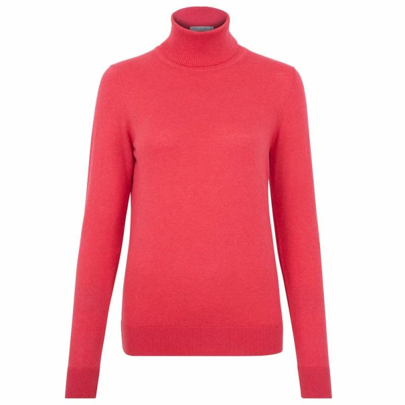 Outlet π€© Womens Ultra-Fine Cotton Roll Neck Long Sleeve Terri Jumper - Bittersweet Red By Paul James Knitwear π 3 Outlet π€© Womens Ultra-Fine Cotton Roll Neck Long Sleeve Terri Jumper - Bittersweet Red By Paul James Knitwear π