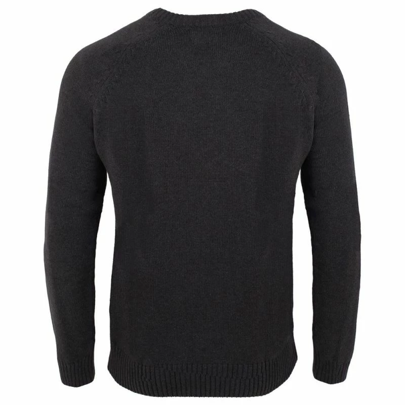 Best deal ⌛ Mens 100% Cotton Midweight Raglan Crew Neck Jumper - Charcoal By Paul James Knitwear ✔️ 4 Best deal ⌛ Mens 100% Cotton Midweight Raglan Crew Neck Jumper - Charcoal By Paul James Knitwear ✔️ - Image 2