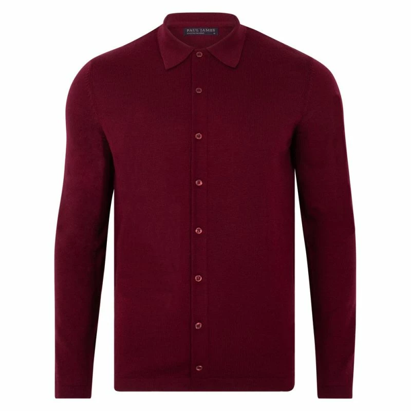 Cheap β Mens Lightweight Extra Fine Merino Long Sleeve Aiden π Shirt - Rioja By Paul James Knitwear βοΈ 3 Cheap β Mens Lightweight Extra Fine Merino Long Sleeve Aiden π Shirt - Rioja By Paul James Knitwear βοΈ
