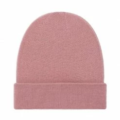 Coupon ✔️ Lightweight 100% Extra Fine Merino Fisherman Beanie Rose Pink By Paul James Knitwear 🧨