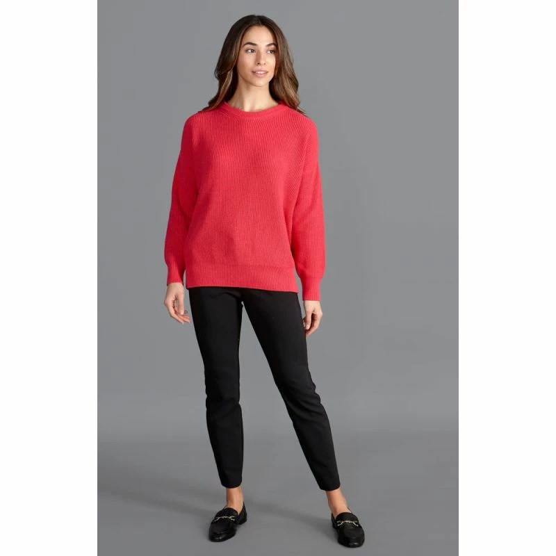 Cheap π― Womens 100% Cotton Ribbed Crew Neck Tiffany Jumper - Bittersweet Red By Paul James Knitwear β¨ 5 Cheap π― Womens 100% Cotton Ribbed Crew Neck Tiffany Jumper - Bittersweet Red By Paul James Knitwear β¨ - Image 3