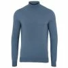 Buy 🔔 Mens 100% Ultra Fine Cotton Mock Turtle Neck Spencer Jumper - Bluestone By Paul James Knitwear 🥰 -us-Paul James Knitwear Sales 2022 w2cxgas9hjgs31szfjwb