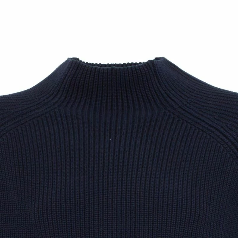 Wholesale βοΈ Womens Pure Cotton High Neck Raglan Jumper Navy By Paul James Knitwear π― 9 Wholesale βοΈ Womens Pure Cotton High Neck Raglan Jumper Navy By Paul James Knitwear π― - Image 7