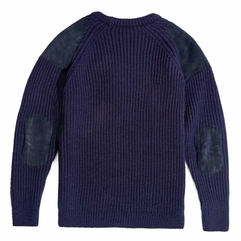 Best deal π₯ Mens Chunky British Wool Ribbed Shooting Jumper - Navy By Paul James Knitwear 𧨠7 Best deal π₯ Mens Chunky British Wool Ribbed Shooting Jumper - Navy By Paul James Knitwear 𧨠- Image 5