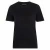 Cheapest ✔️ Womens Heavyweight Fitted Supima Cotton Crew Neck Eryn T-Shirt - Black By Paul James Knitwear 🔔 -us-Paul James Knitwear Sales 2022 wnec5mcroibuca8fglwt 1