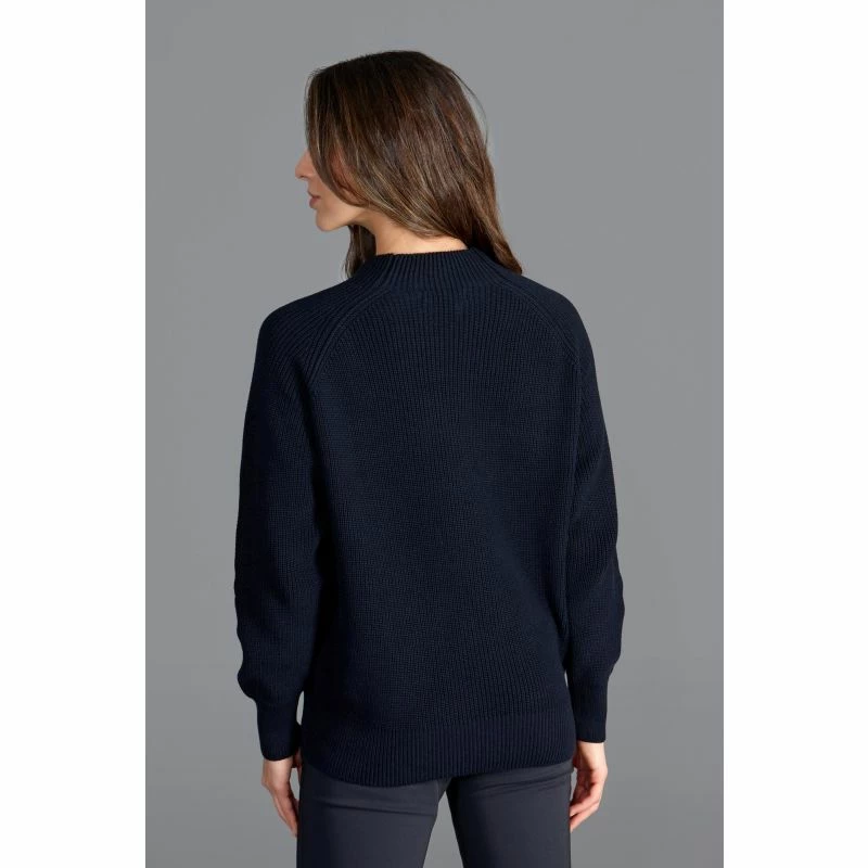 Wholesale βοΈ Womens Pure Cotton High Neck Raglan Jumper Navy By Paul James Knitwear π― 7 Wholesale βοΈ Womens Pure Cotton High Neck Raglan Jumper Navy By Paul James Knitwear π― - Image 5
