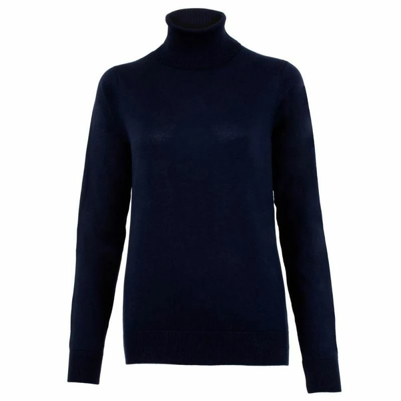Coupon ❤️ Womens Ultra-Fine Cotton Roll Neck Long Sleeve Terri Jumper - Navy By Paul James Knitwear 🥰 3 Coupon ❤️ Womens Ultra-Fine Cotton Roll Neck Long Sleeve Terri Jumper - Navy By Paul James Knitwear 🥰