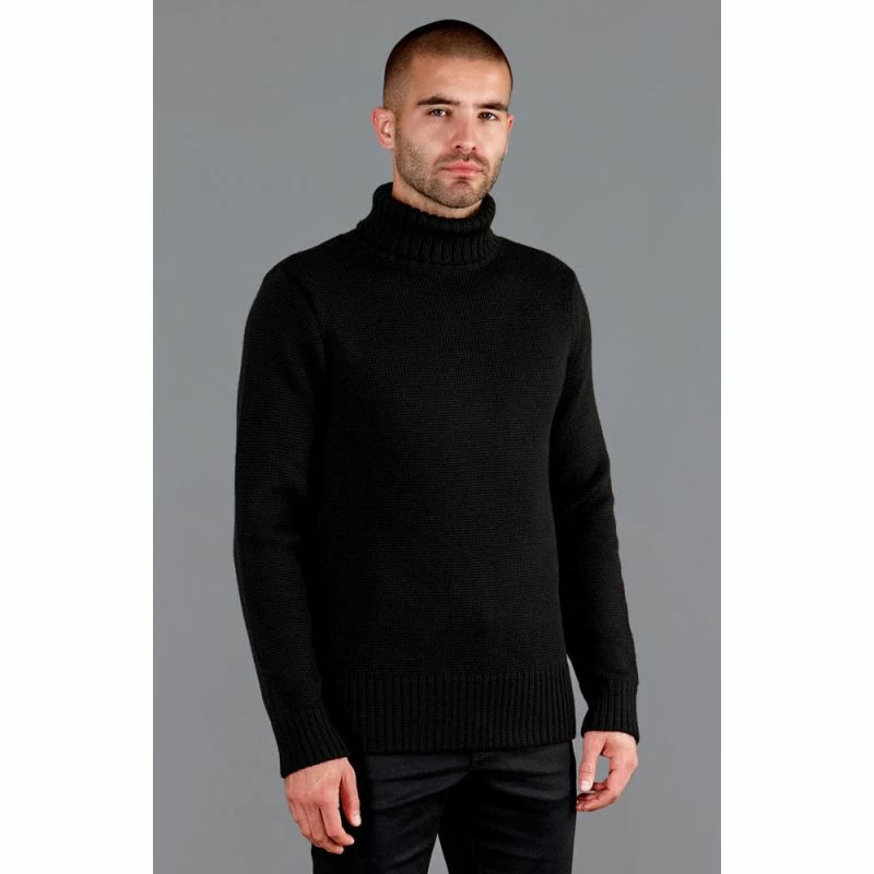 Promo π The Fitted Submariner Roll Neck Merino Wool Jumper - Black By Paul James Knitwear π₯ 4 Promo π The Fitted Submariner Roll Neck Merino Wool Jumper - Black By Paul James Knitwear π₯ - Image 2