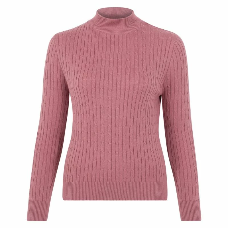 Best deal π Womens Lightweight 100% Cotton High Neck Fine Cable Felicity Jumper - Blossom Pink By Paul James Knitwear β 3 Best deal π Womens Lightweight 100% Cotton High Neck Fine Cable Felicity Jumper - Blossom Pink By Paul James Knitwear β