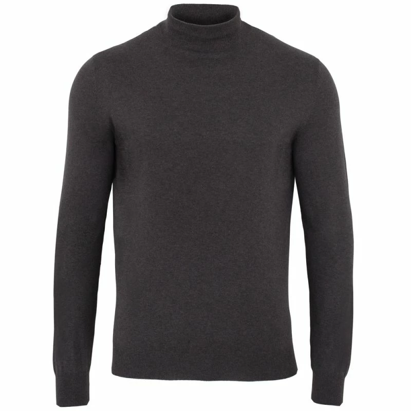 Cheapest π Mens 100% Ultra Fine Cotton Mock Turtle Neck Spencer Jumper - Charcoal By Paul James Knitwear β€οΈ 3 Cheapest π Mens 100% Ultra Fine Cotton Mock Turtle Neck Spencer Jumper - Charcoal By Paul James Knitwear β€οΈ