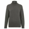 Outlet 🤩 Womens Pure Cotton Lightweight Submariner Roll Neck Jumper - Khaki By Paul James Knitwear ✔️ -us-Paul James Knitwear Sales 2022 yibul98anarhz0ns6or0