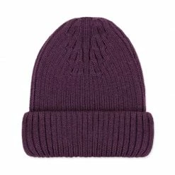 Deals ✔️ 100% Extra Fine Merino Beanie Mulberry By Paul James Knitwear ✨