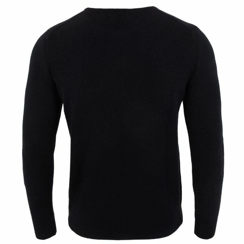 Wholesale π Mens 100% Cashmere Crew Neck Rohan Jumper - Black By Paul James Knitwear π 5 Wholesale π Mens 100% Cashmere Crew Neck Rohan Jumper - Black By Paul James Knitwear π - Image 3