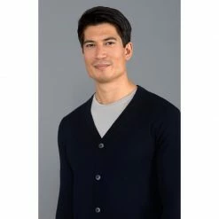 Best deal 🎁 Mens Lightweight Extra Fine Merino Wool Ravensdale Cardigan - Navy By Paul James Knitwear 🤩 -us-Paul James Knitwear Sales 2022 z8lwj1sglwxh7u1xw5ss