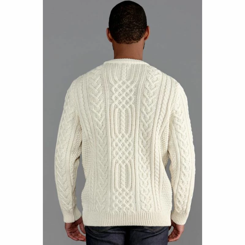 Brand new ✨ Anderson - Merino Wool Chunky Cable Sweater - Ecru By Paul James Knitwear ✔️ 6 Brand new ✨ Anderson - Merino Wool Chunky Cable Sweater - Ecru By Paul James Knitwear ✔️ - Image 4