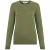 Discount 👏 Womens Pure Extra Fine Merino Wool Crew Neck Hannah Jumper - Pea Green By Paul James Knitwear 🛒 -us-Paul James Knitwear Sales 2022 zhbfdmewblo5zugj5taa